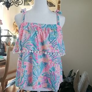 Lilly Pulitzer Pastel Floral Top